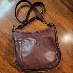 Frye Melissa Burgundy Crossbody Bag